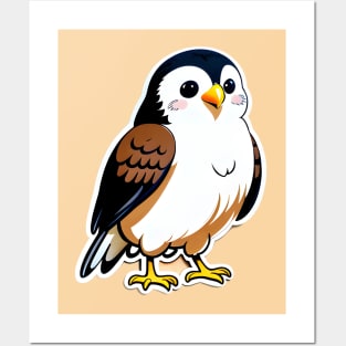 Fluffy Winged Dreamer: Piko the Kawaii Giant Eagle Posters and Art